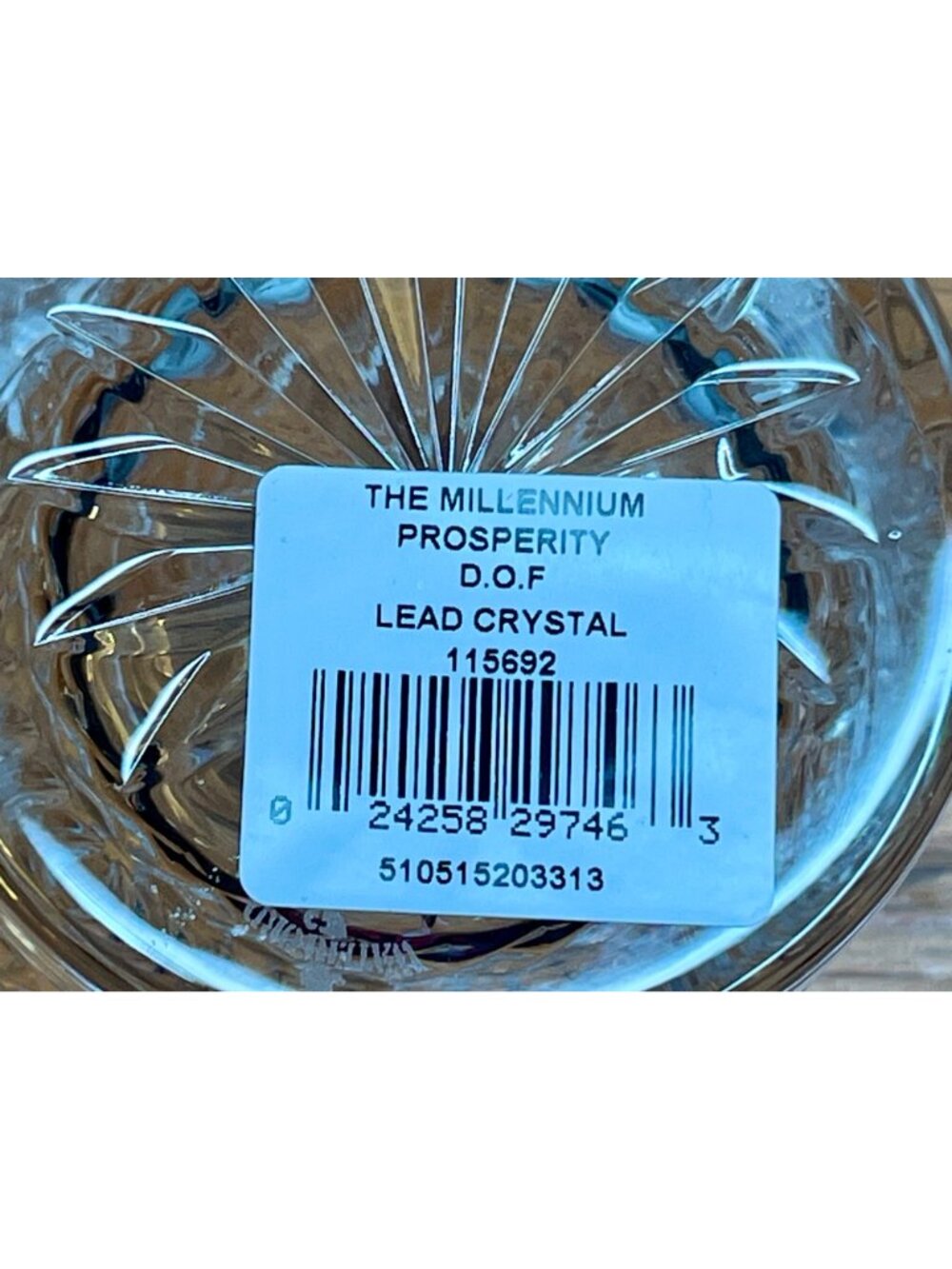 New In Box Set of 2 WATERFORD Crystal Millennium Series Prosperity Pattern Toast - Picture 11 of 16